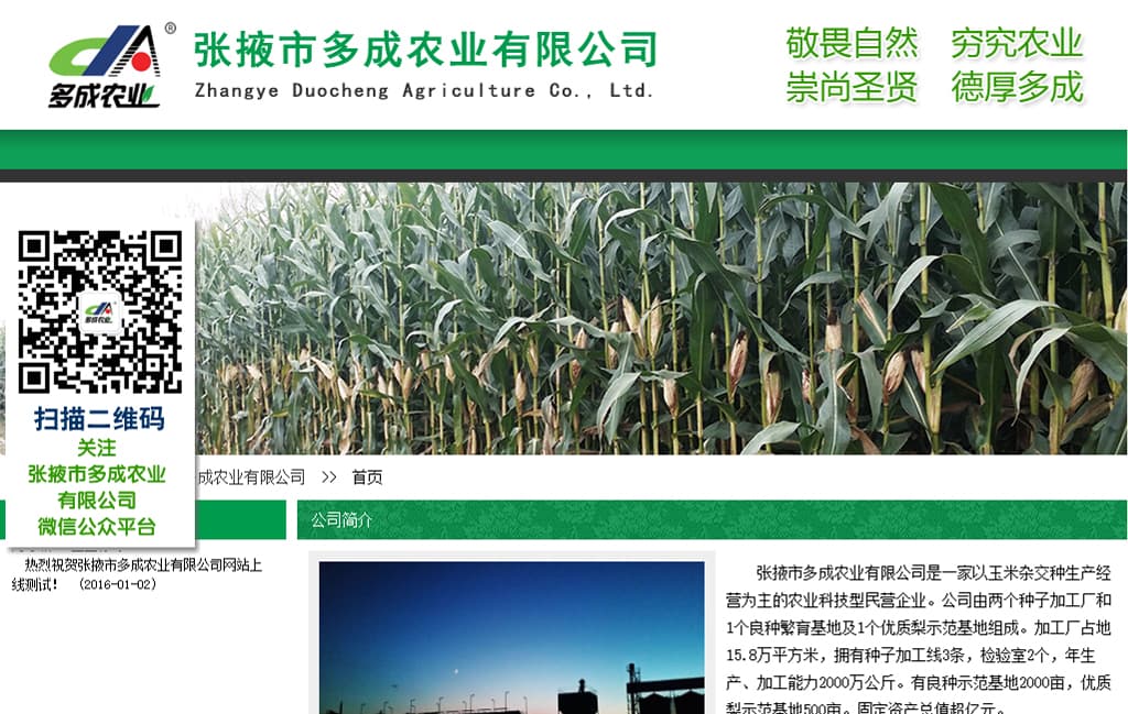 张掖市多成农业有限公司
